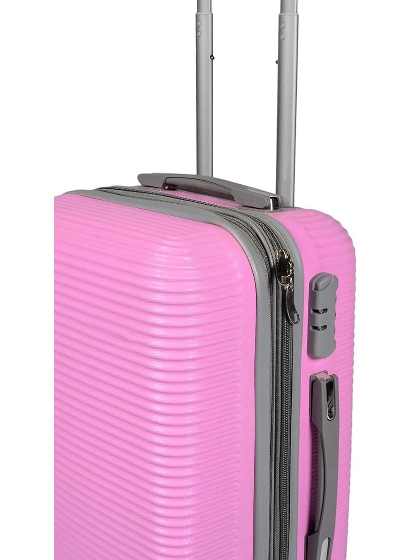 milano Abs Luggage Trolley Bags size 18 (pinK) - Image 2